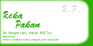 reka pakan business card